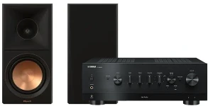Yamaha R-N800a / Klipsch Rp-600m Ii Stereopakke - Sort