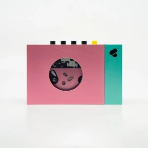 We Are Rewind Cassette Player - Edith Portabel Kassettspiller Med Bluetooth