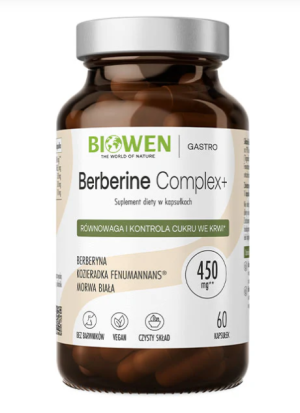 Berberine Complex+ 450 mg Biowen – 60 kapsułek