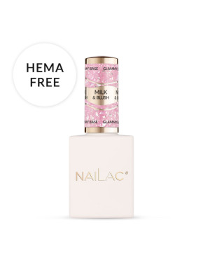 Baza kauczukowa Glammy Base Milk&Blush NaiLac 10ml