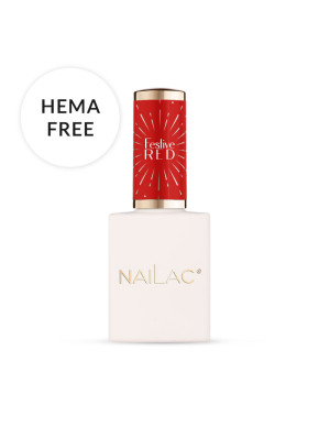Lakier hybrydowy Festive Red NaiLac 7 ml