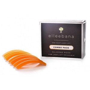 Wałki silikonowe do liftingu rzęs Elleebana COMBO PACK 4 pary