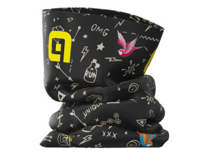 Bandana ALE Versila Tubolar Headger Nero/Black