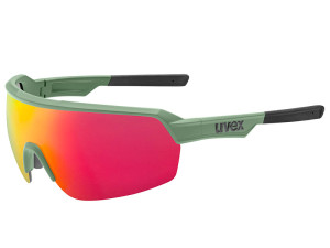 Okulary Uvex Sportstyle 227 olive mat/mir.red