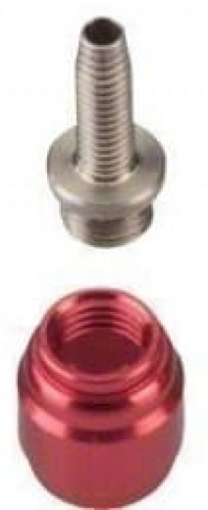 SRAM HOSE FITTING KIT DISC BRAKE - red