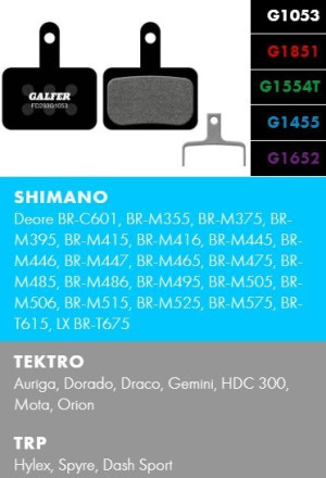 Klocki ham.Galfer TRP Spyre SHIMANO Alivio Deore