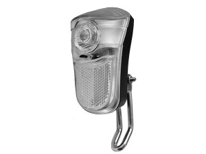 Lampa przód bat. 1 LED, 2-f na widelec
