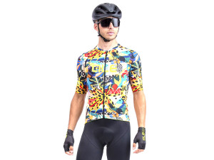 Koszulka Alle Kenya Maglia MC yellow męska