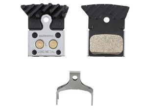 Okładziny ham. tarcz. Shimano L04C metaliczne/radi