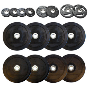 Pivot ECO Black  Bumper Plates sett 130 kg