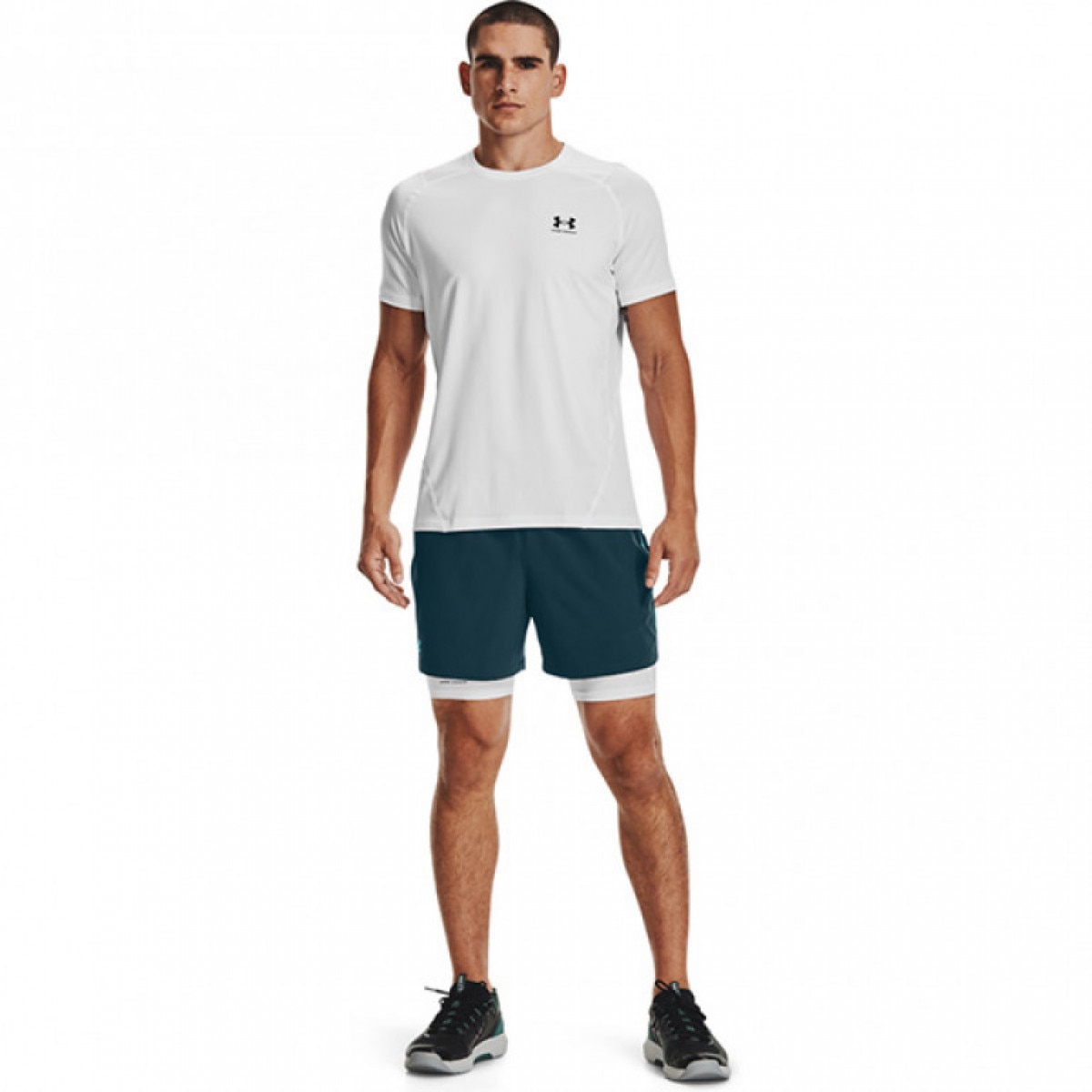 Męska bielizna treningowa UNDER ARMOUR UA HG Armour Shorts - biała