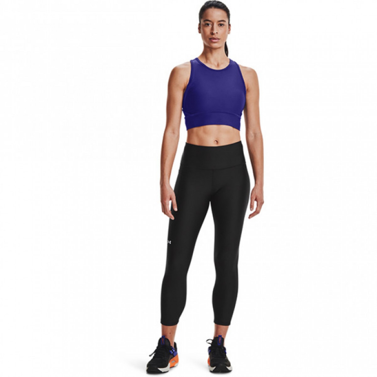 Damskie legginsy treningowe Under Armour Tech Hi Ankle Leg - czarne