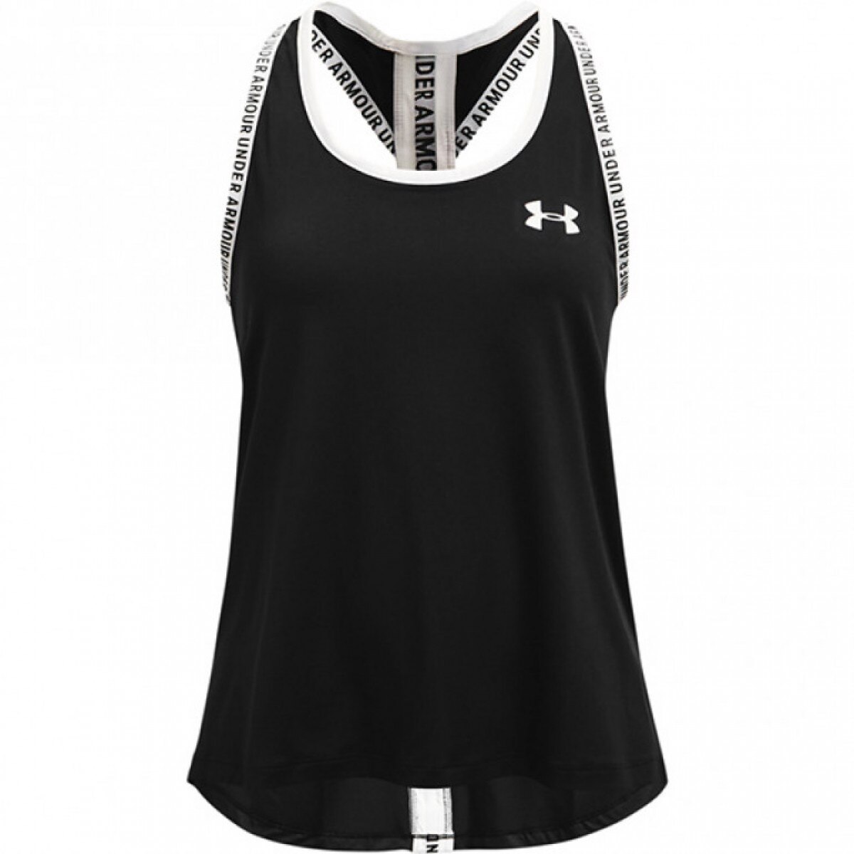 Dziewczęca koszulka treningowa UNDER ARMOUR UA Knockout Tank - czarna