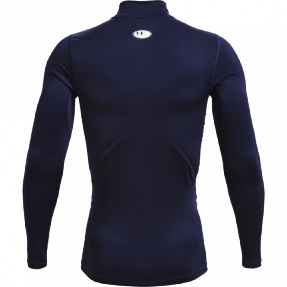 Męski longsleeve treningowy termoaktywny UNDER ARMOUR UA CG Armour Comp Mock - granatowy