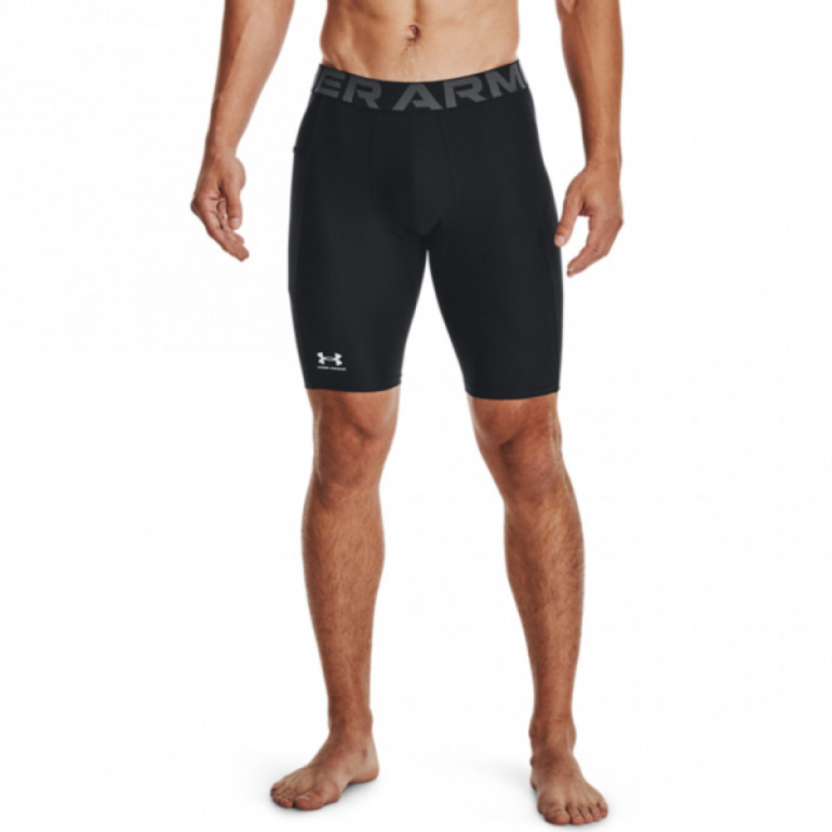 Męskie spodenki treningowe Under Armour HeatGear Pocket Long Shorts - czarne