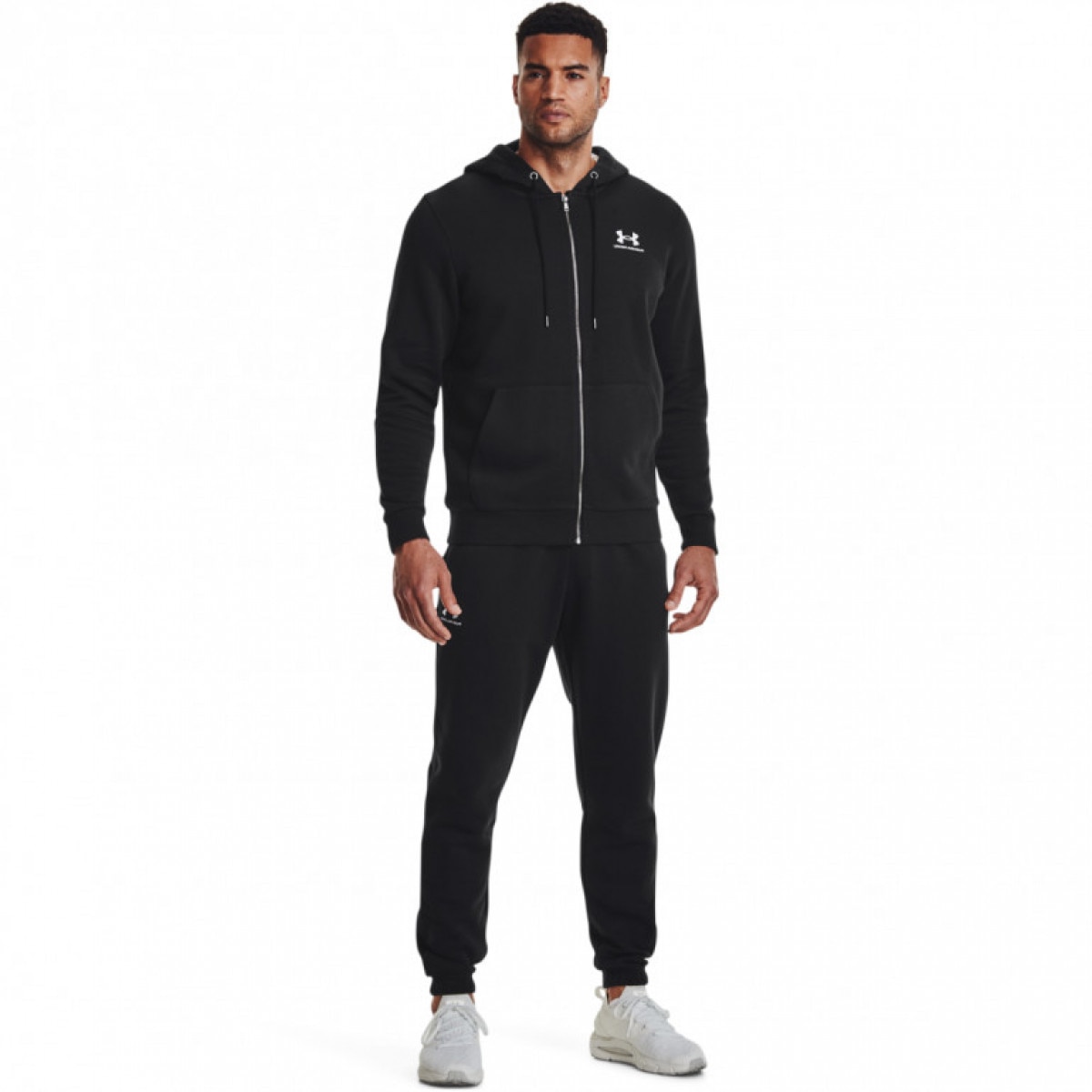 Męskie spodnie dresowe Under Armour UA Icon Fleece Jogger - czarne