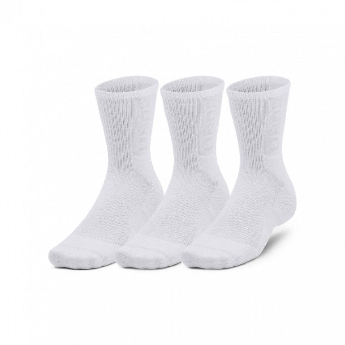 Skarpetki treningowe uniseks (3-pack) Under Armour UA 3-Maker Mid-Crew - białe
