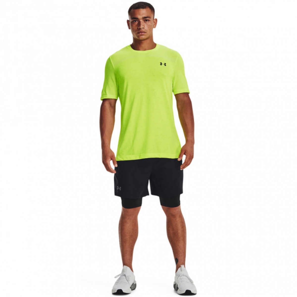 Męskie spodenki treningowe UNDER ARMOUR UA Vanish Woven 2in1 Shorts - czarne