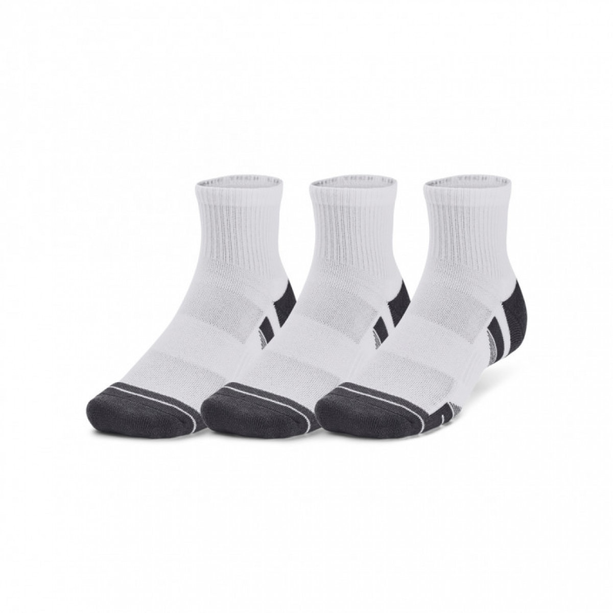 Skarpetki treningowe uniseks Under Armour (3-pack) Performance Tech Qtr - białe