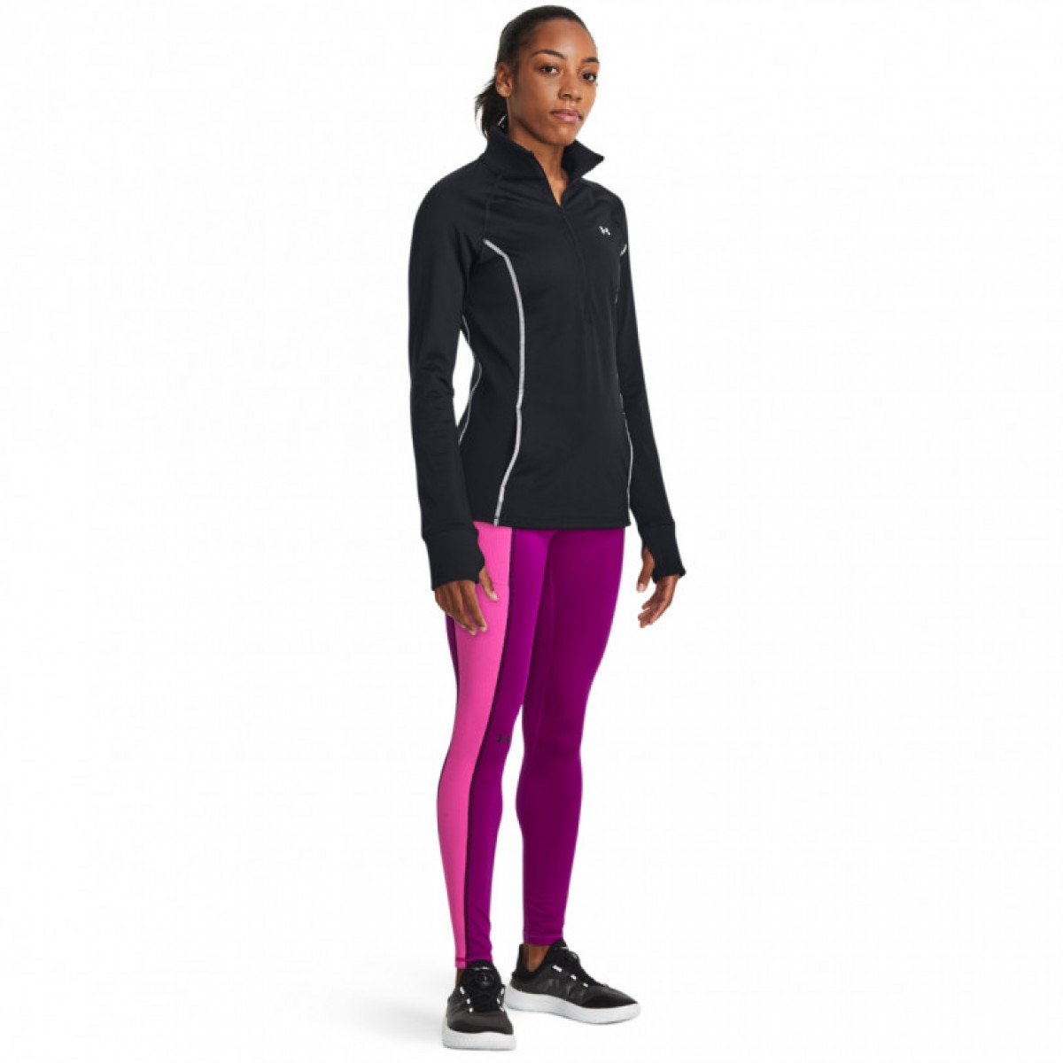 Damskie legginsy treningowe Under Armour Train CW Leg Novelty - fuksja