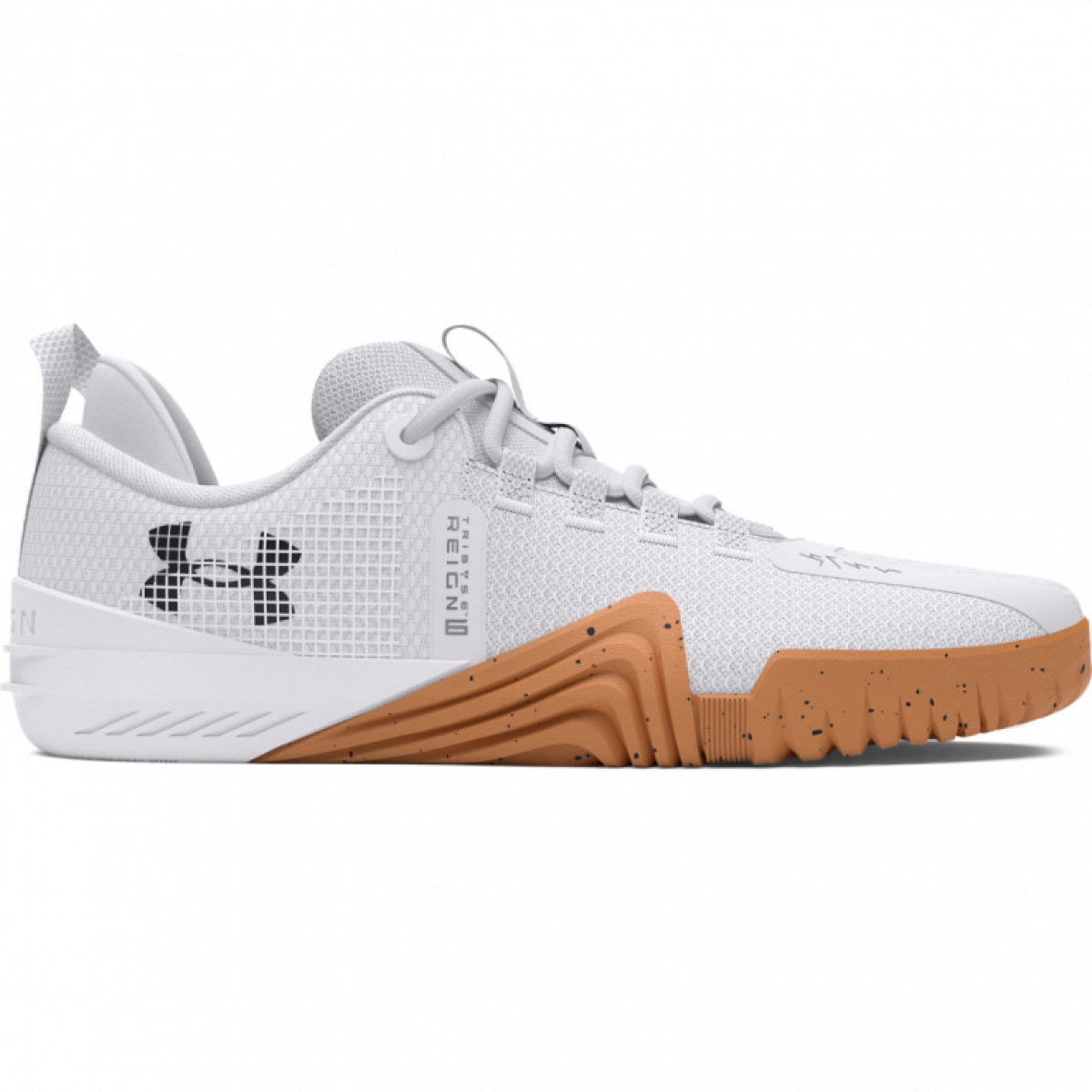 Męskie buty treningowe crossfit Under Armour UA TriBase Reign 6 - białe