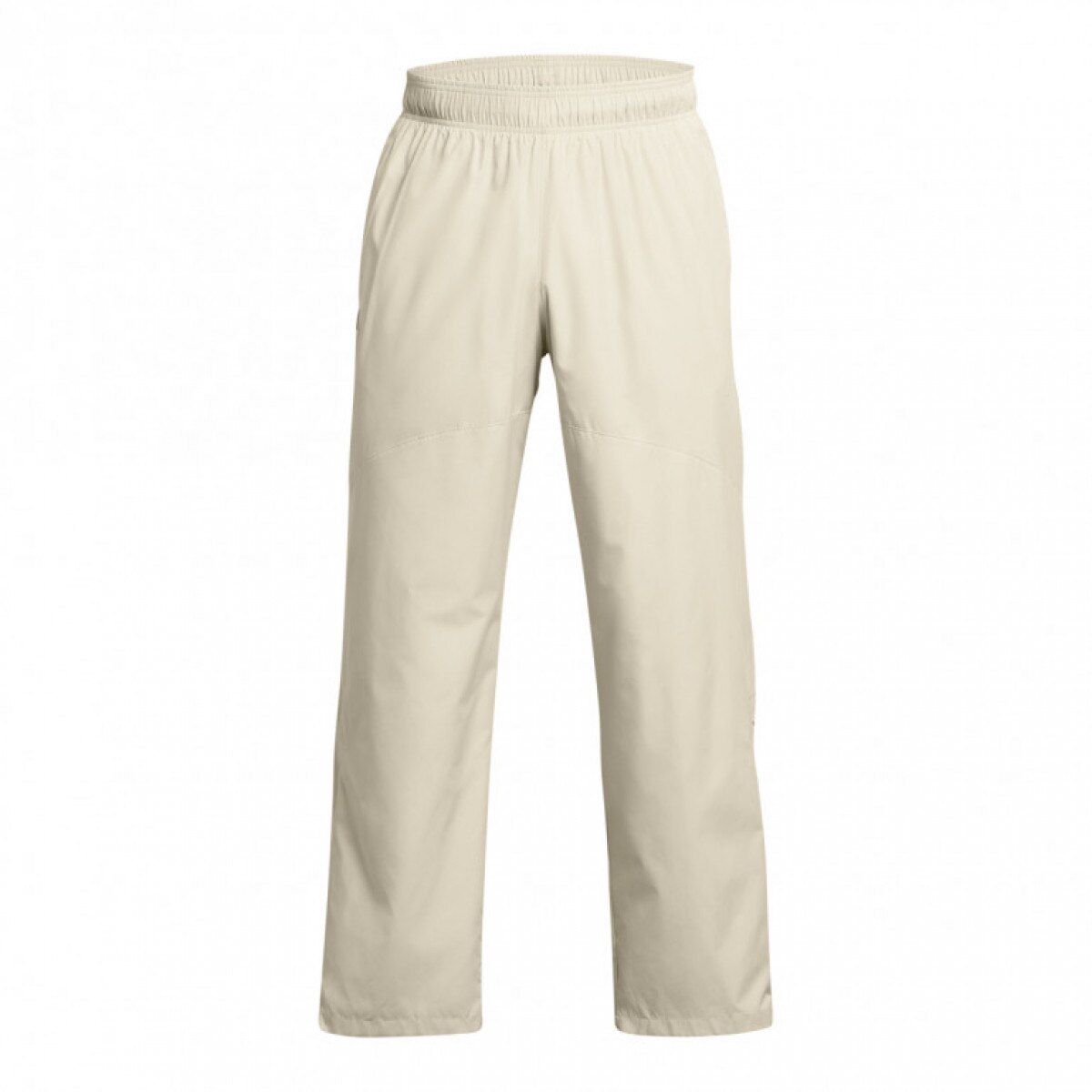Męskie spodnie treningowe Under Armour UA Rush Woven Pants - beżowe
