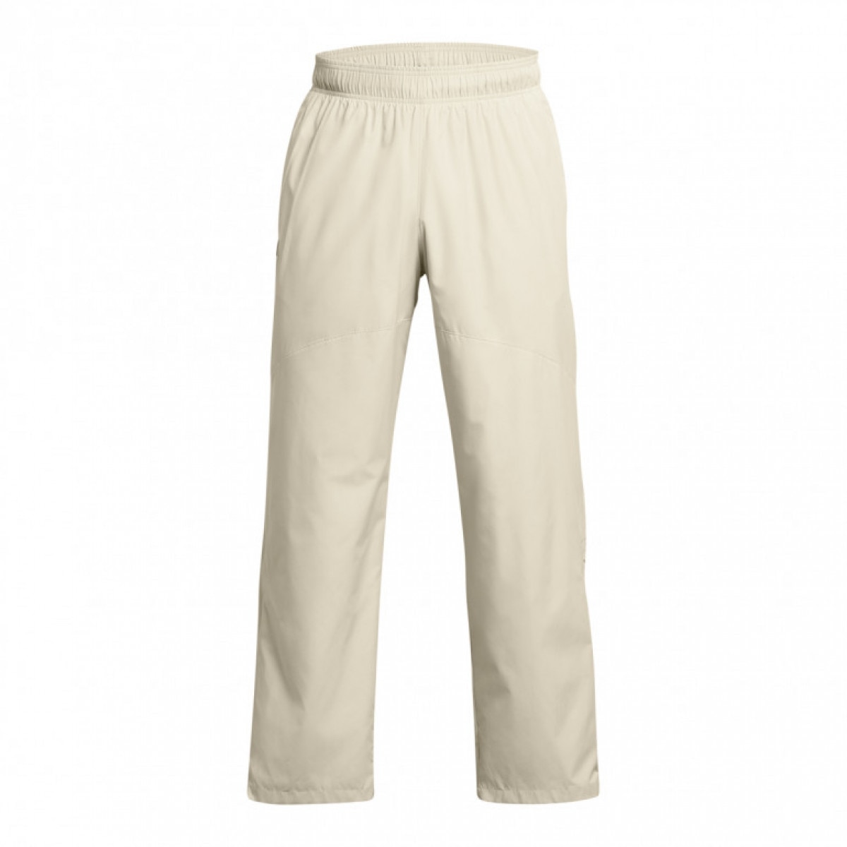 Męskie spodnie treningowe Under Armour UA Rush Woven Pants - beżowe