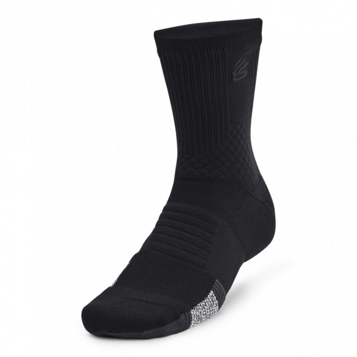 Skarpetki treningowe uniseks Under Armour Curry UA AD Playmaker 1p Mid - czarne