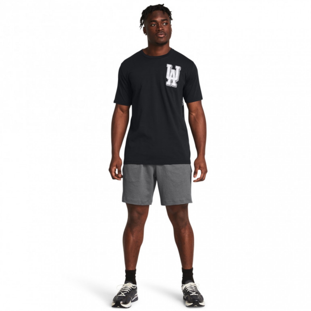 Męskie spodenki treningowe Under Armour UA Journey Rib Shorts - szare