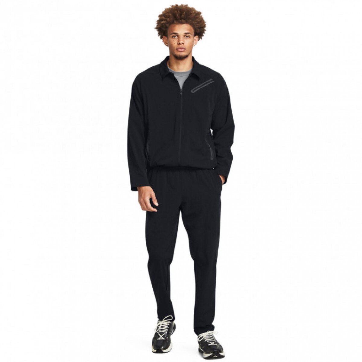 Męskie spodnie treningowe Under Armour UA Unstoppable Airvent Taper - czarne