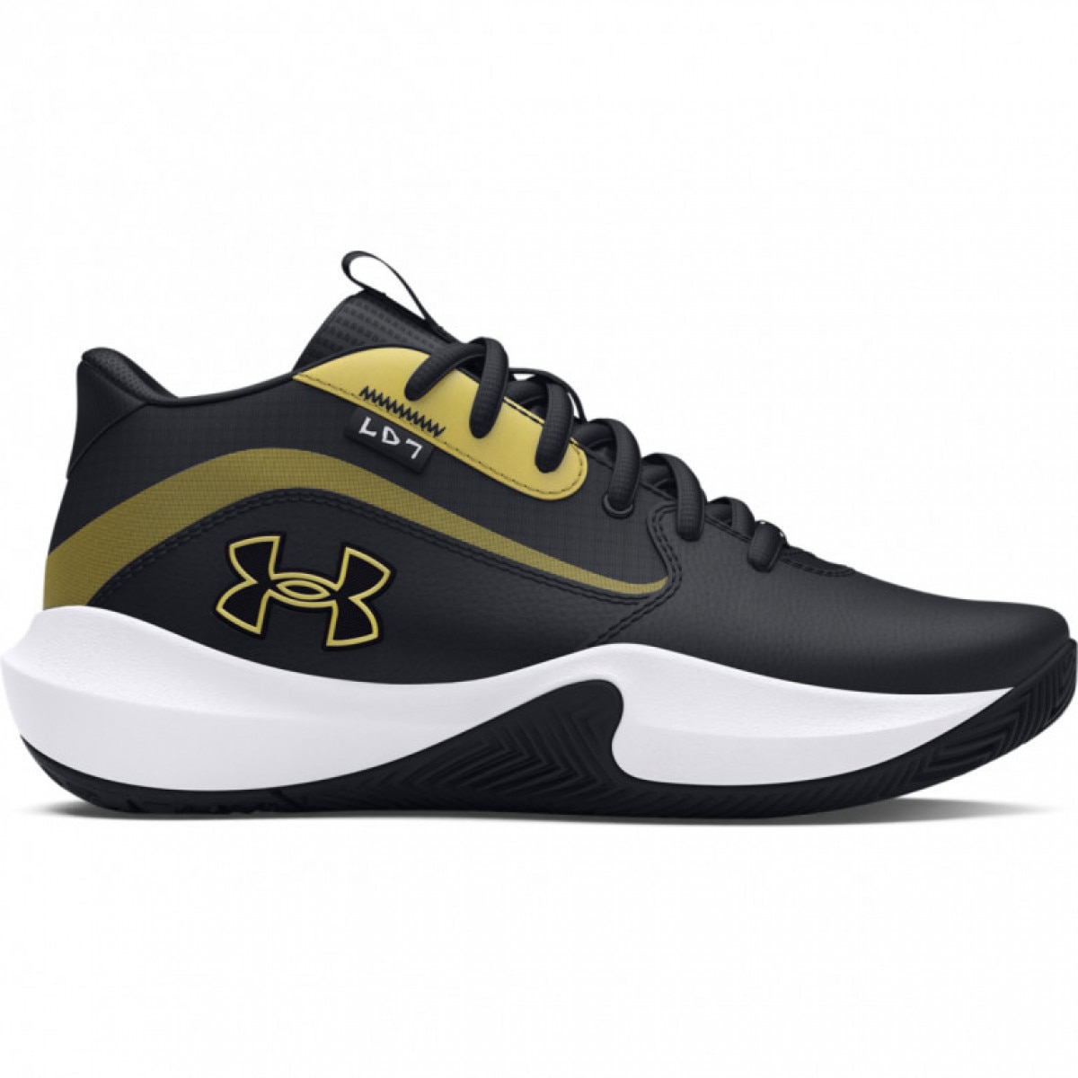 Dziecięce buty do koszykówki Under Armour UA Gs Lockdown 7 - czarne