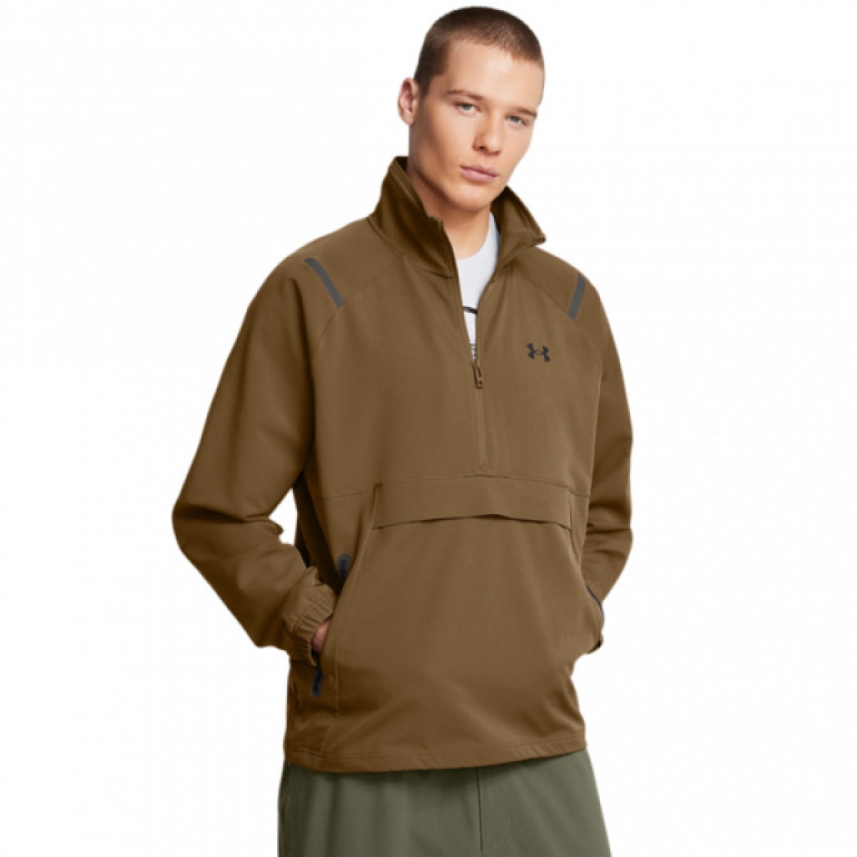Męska kurtka przejściowa Under Armour UA Unstoppable Anorak Lc - brązowa