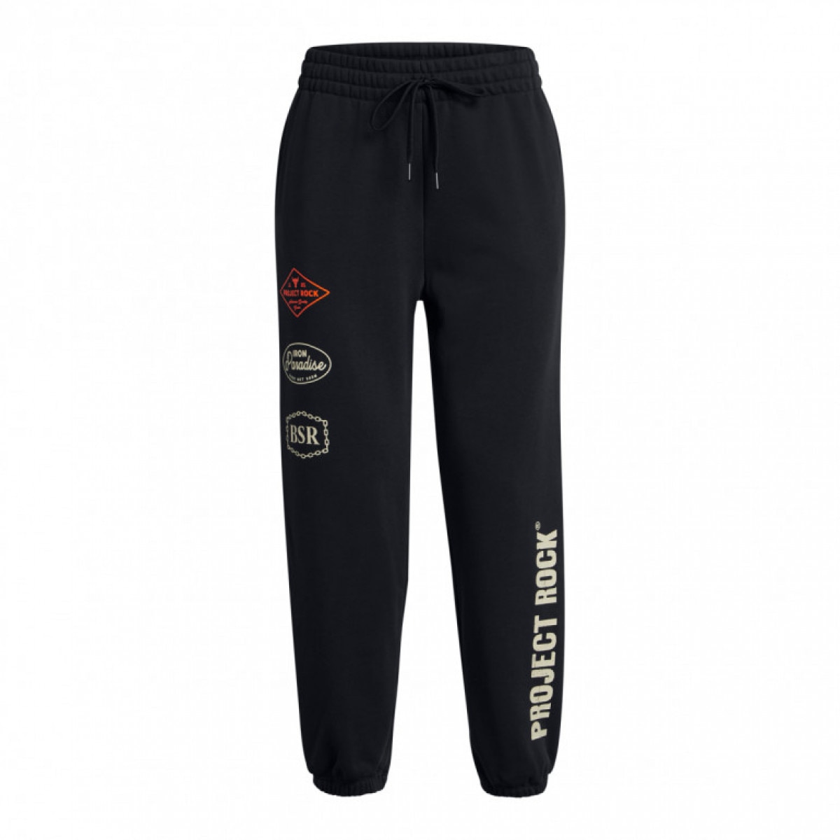 Damskie spodnie dresowe Under Armour Project Rock W Hwt Pnt Tools - czarne
