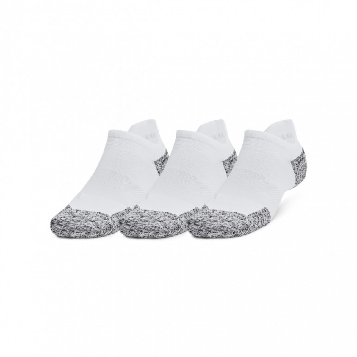 Skarpetki do biegania uniseks (3-pack) Under Armour UA Ad Run Cushion 3pk Ns - białe