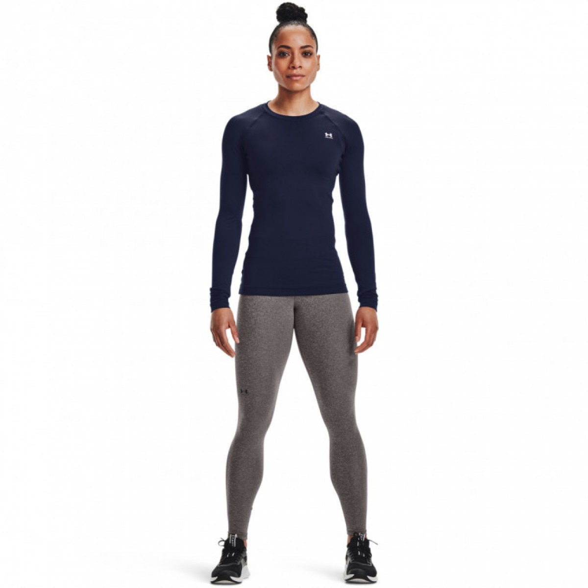 Damskie legginsy treningowe Under Armour UA Cg Authentics Legging - szare