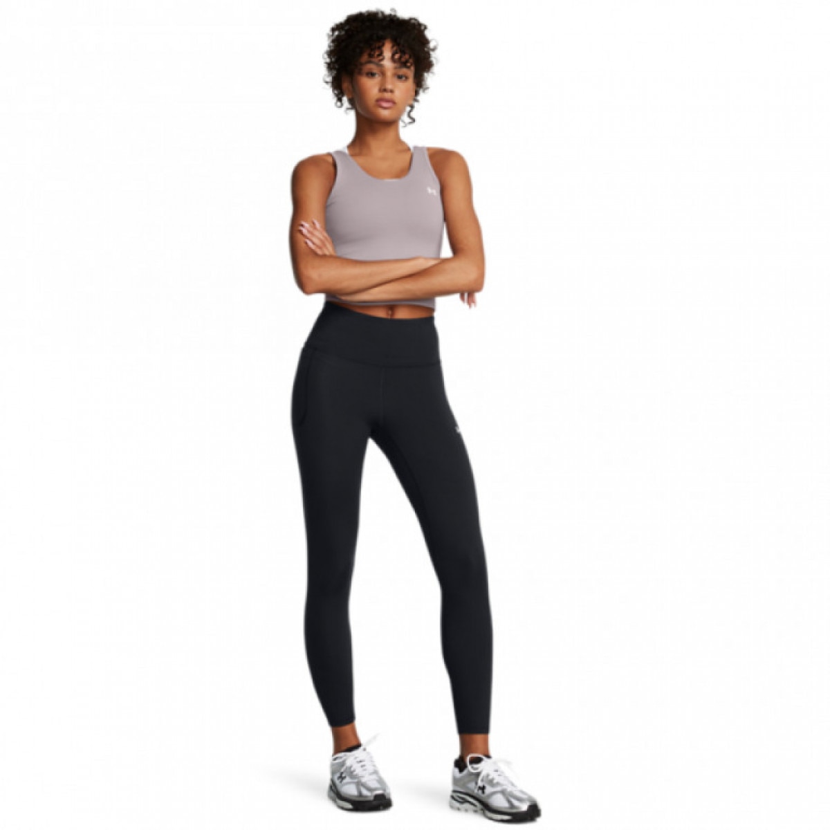 Damskie legginsy treningowe Under Armour Motion Ankle Leg Emea - czarne