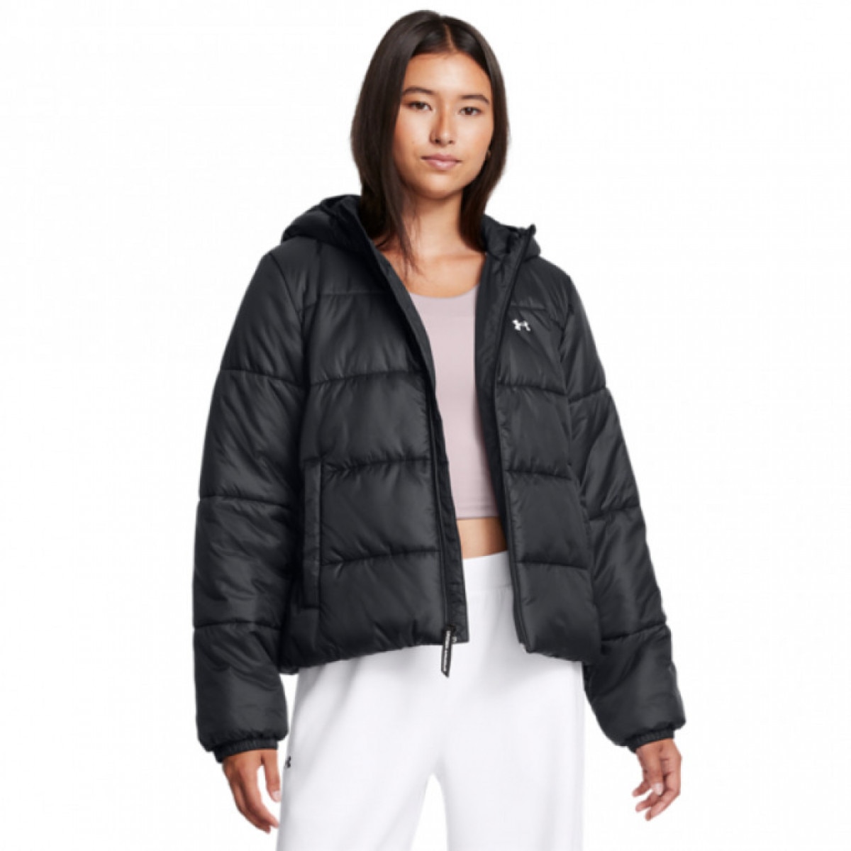 Damska kurtka puchowa pikowana Under Armour Lw Insulate Jacket - czarna