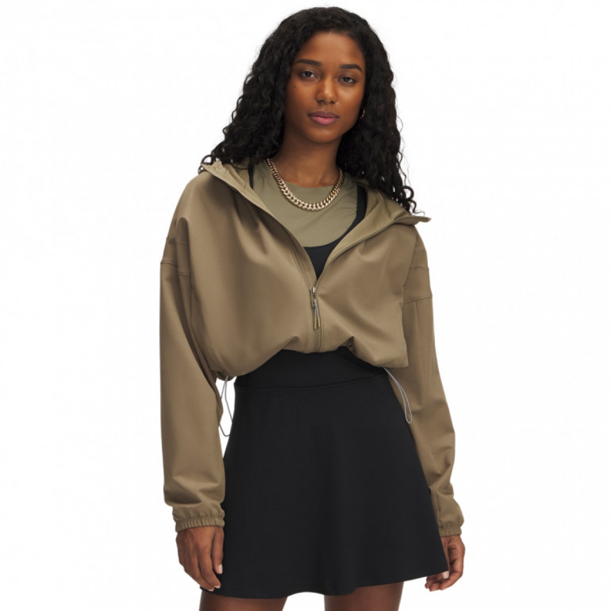 Damska kurtka przejściowa Under Armour UA Unstoppable Woven HD Jkt - khaki