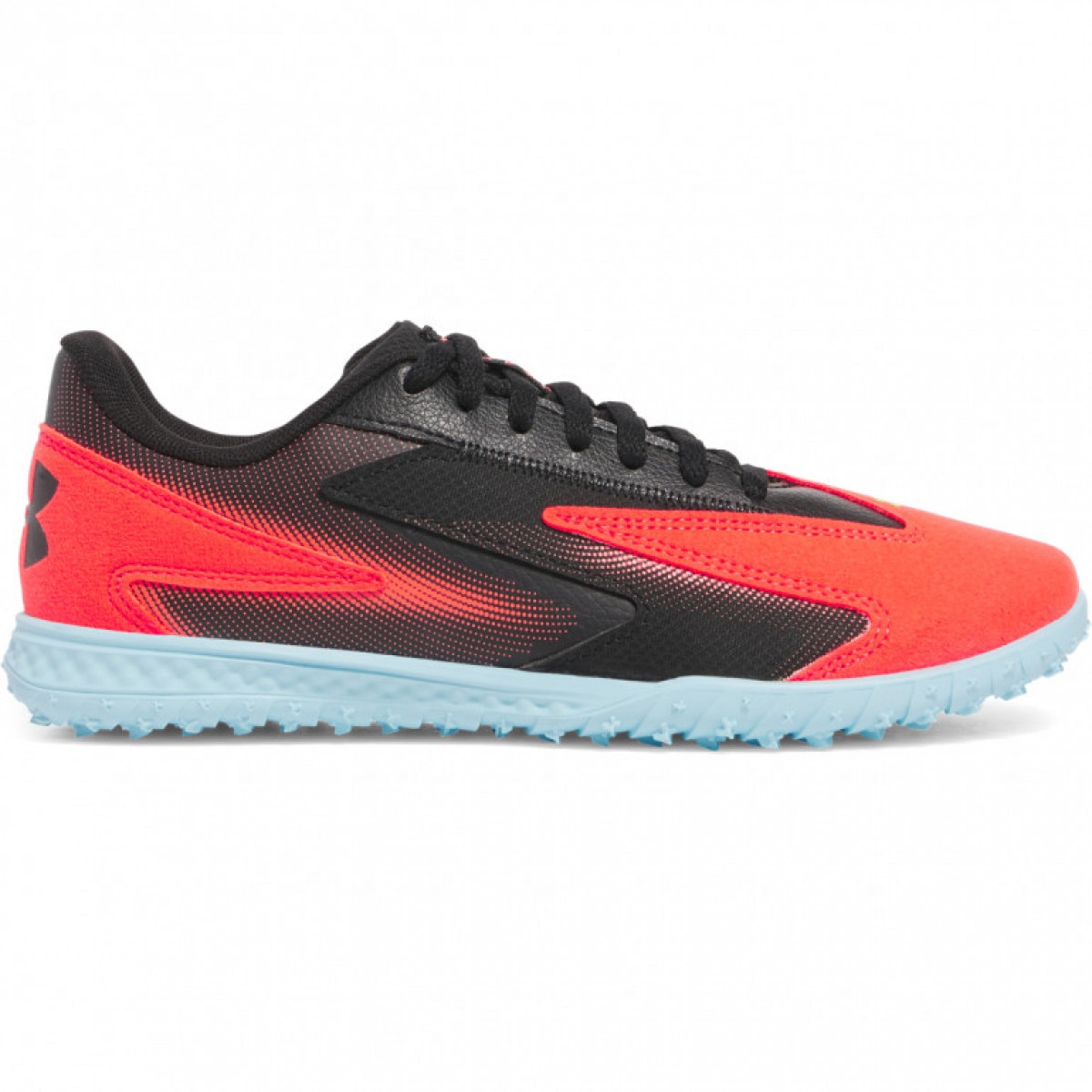 Dziecięce buty do piłki nożnej turfy Under Armour UA U Shadow Turf 3 Junior - czerwone