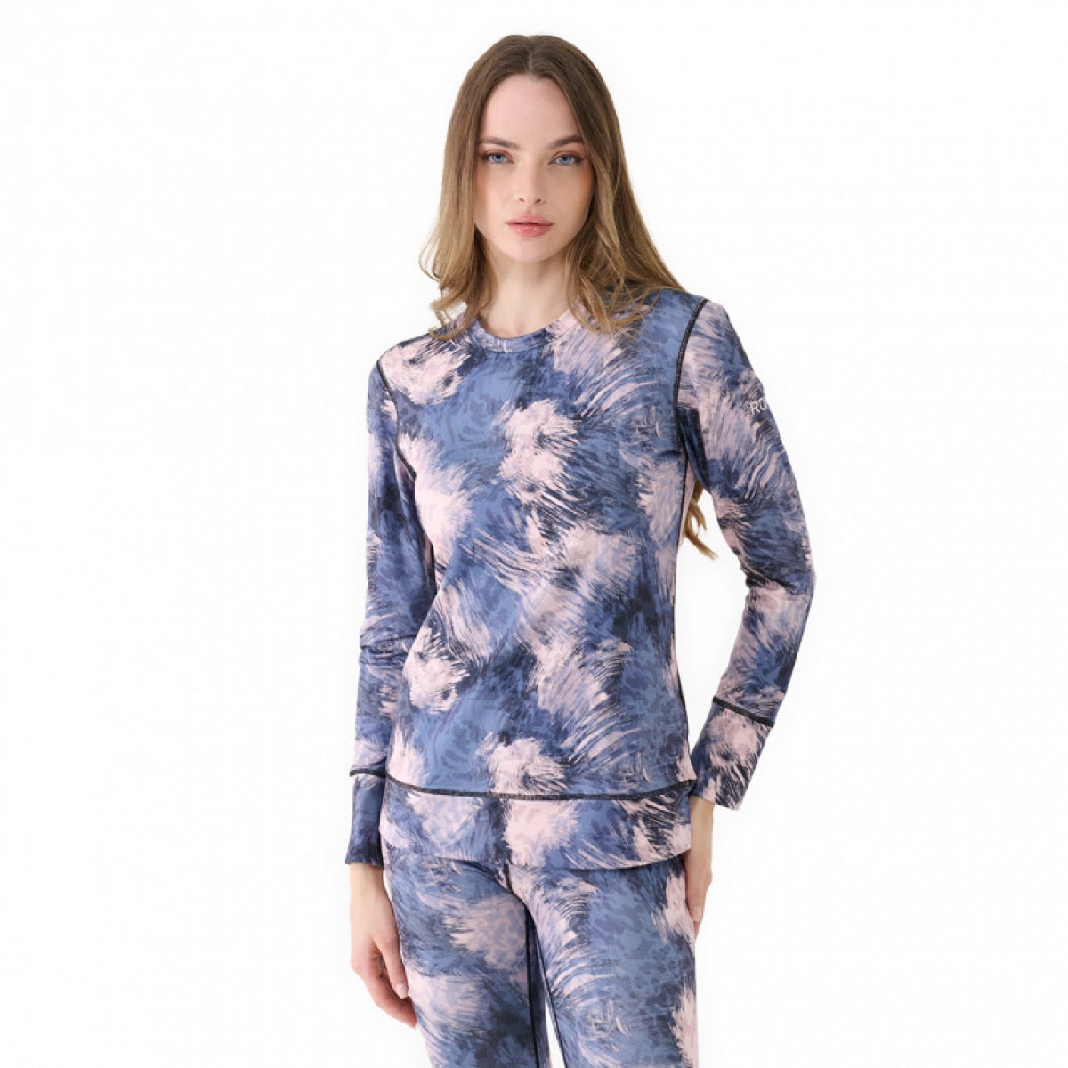 Damski longsleeve treningowy Roxy Daybreak Top - niebieski