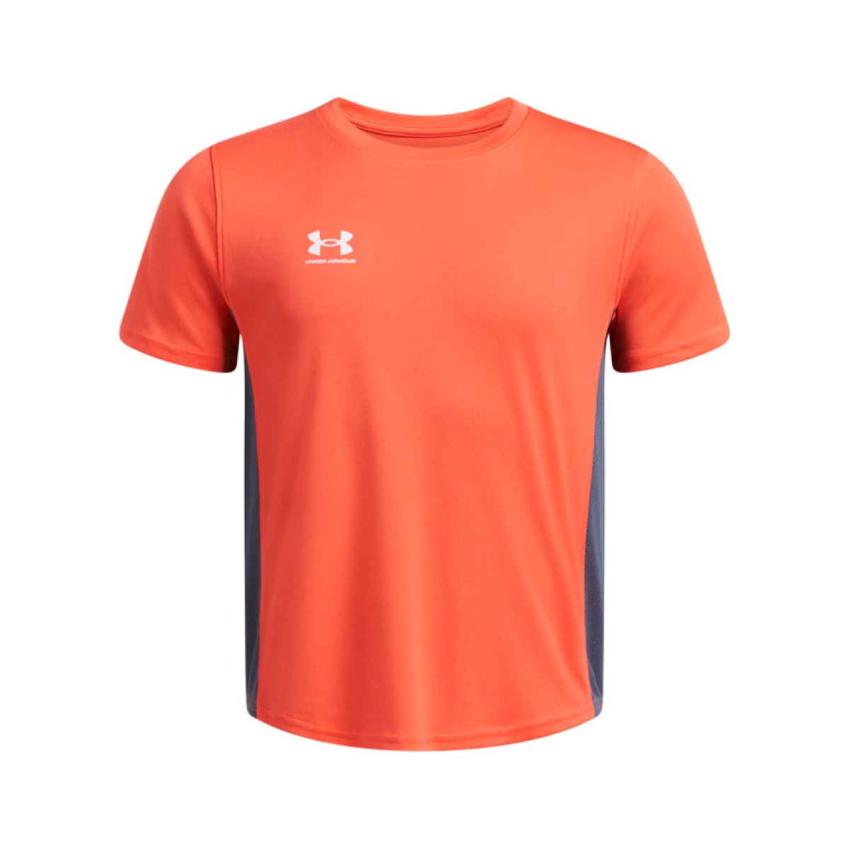 Chłopięca koszulka treningowa Under Armour UA B\'s Challenger Train SS - pomarańczowa