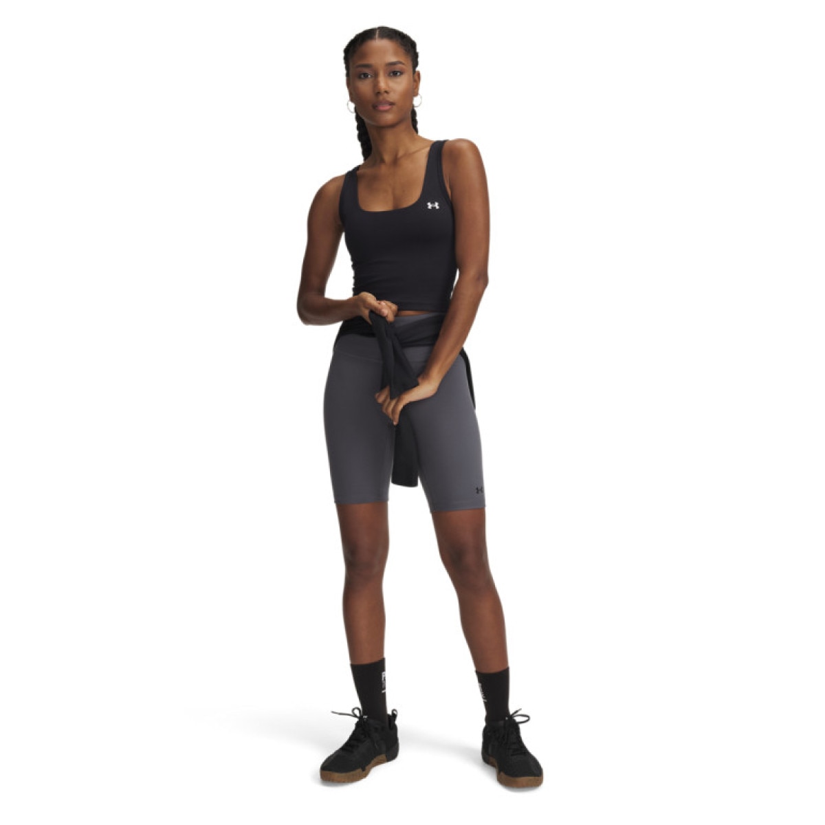 Damskie kolarki treningowe Under Armour Motion Bike Short Emea - szare