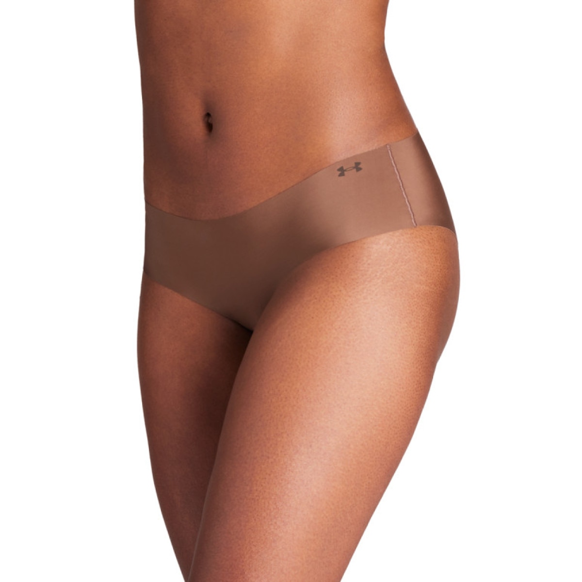 Damska bielizna treningowa (3-pack) Under Armour UA Pure Stretch NS Hip - brązowa