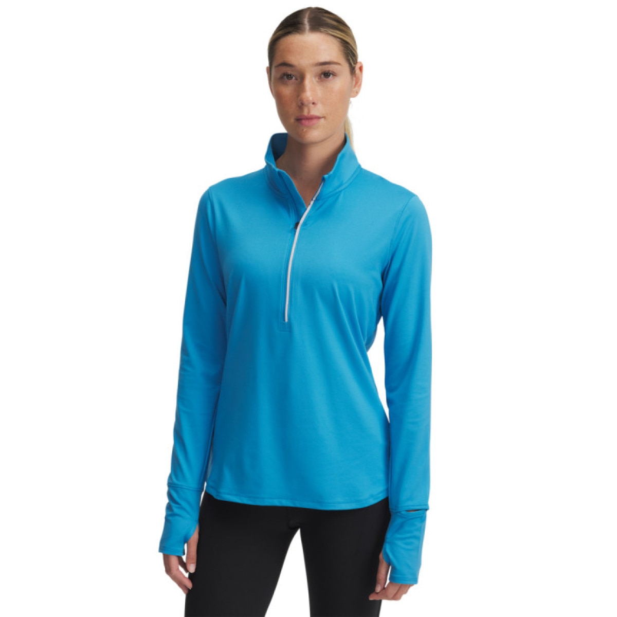 Damska bluza do biegania nierozpinana bez kaptura Under Armour UA Launch Pro Half Zip - niebieska