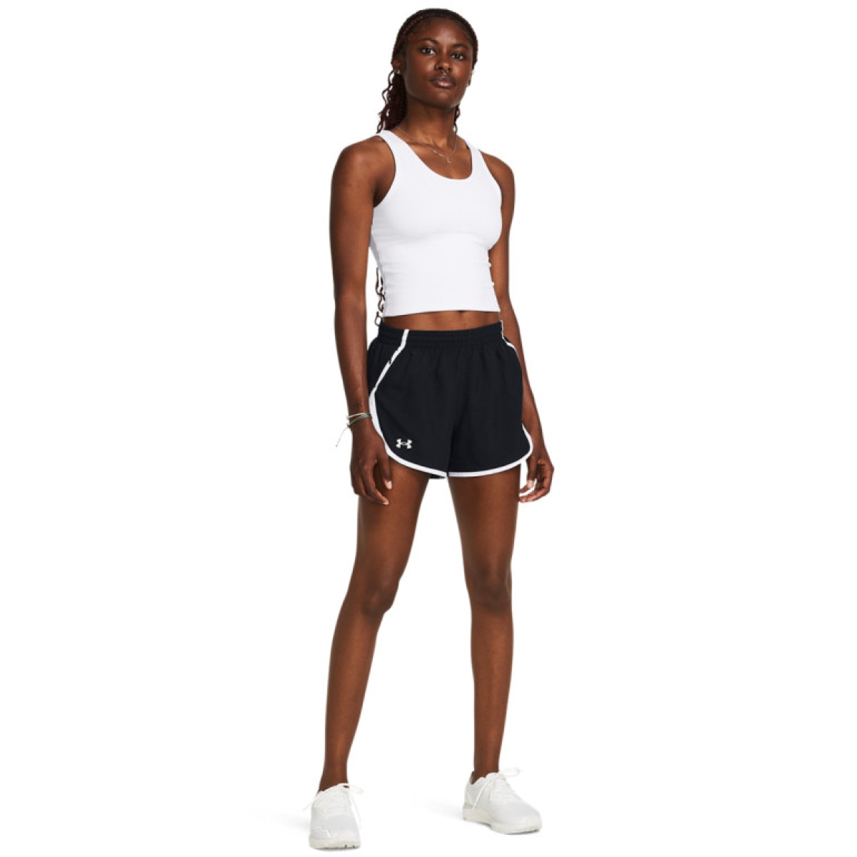 Damskie spodenki do biegania Under Armour UA Fly By 3\'\' Shorts - czarne