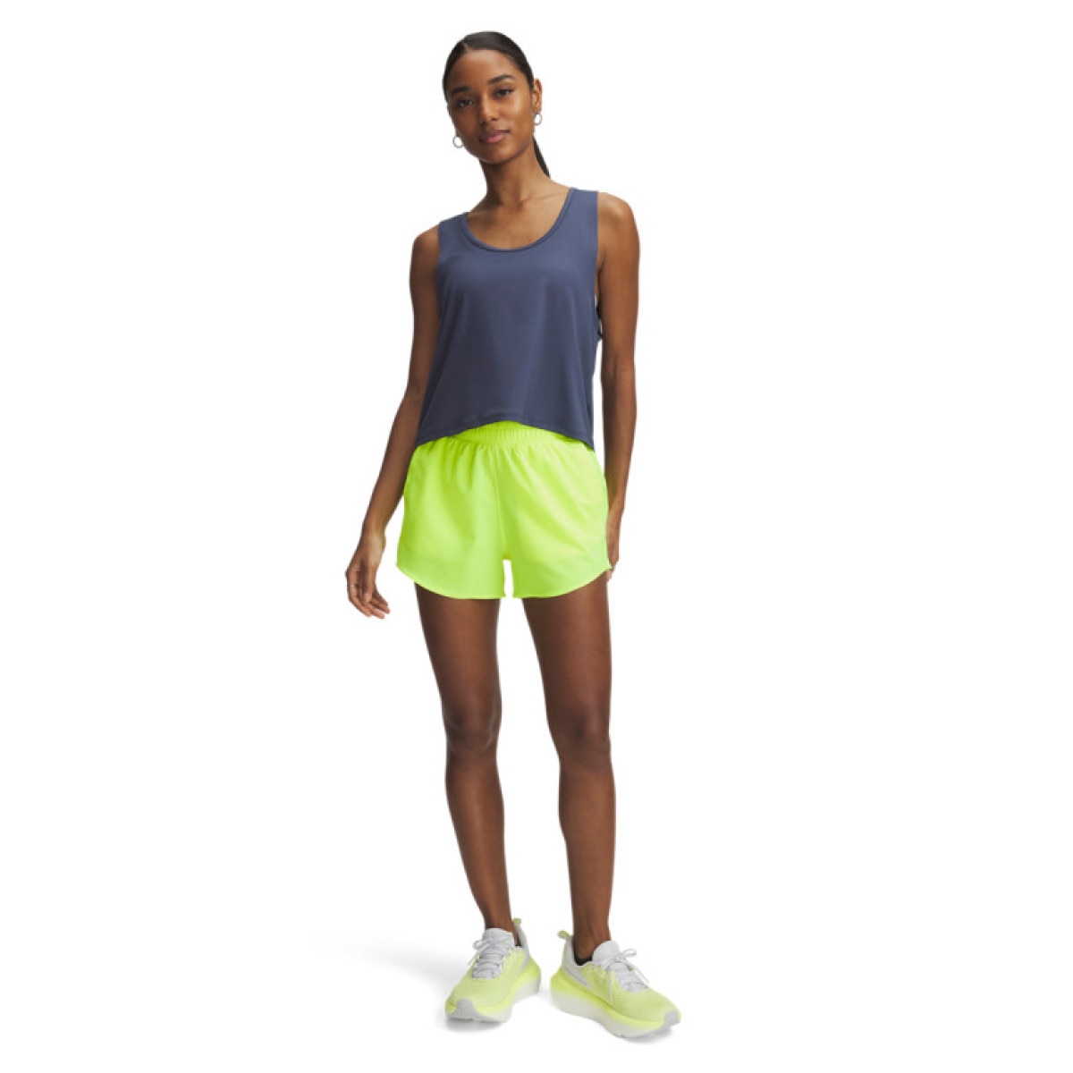 Damskie spodenki treningowe Under Armour UA Vanish 3in Short - zielone