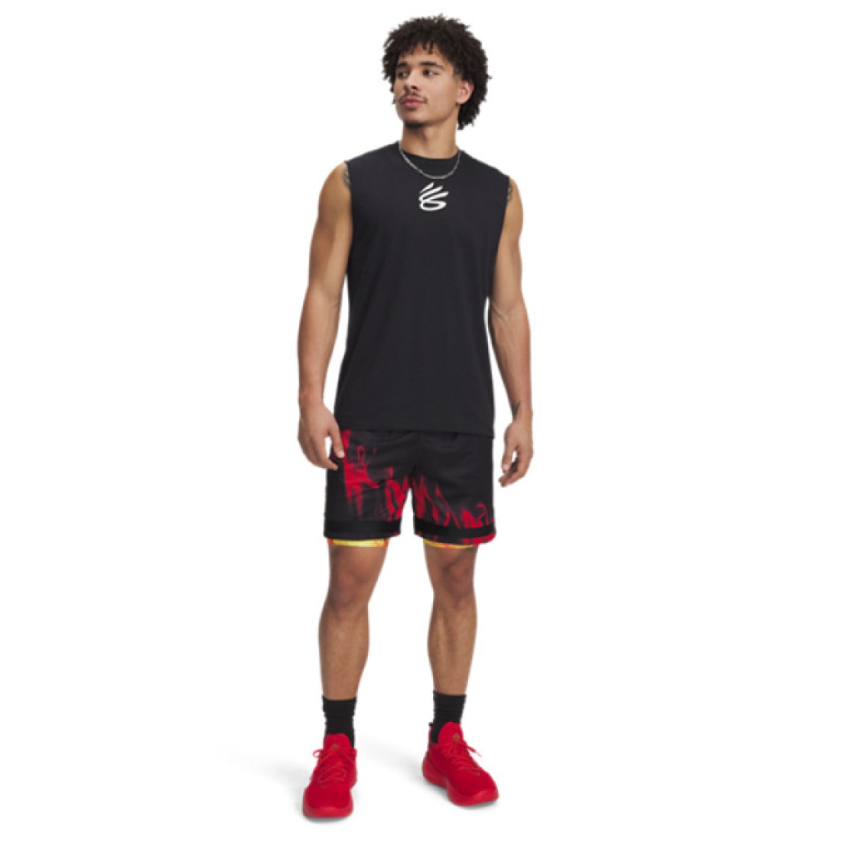 Męskie spodenki do koszykówki Under Armour Curry Statement Short I - czarne