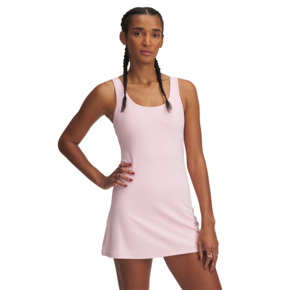 Damska sukienka treningowa Under Armour Motion Dress - różowa
