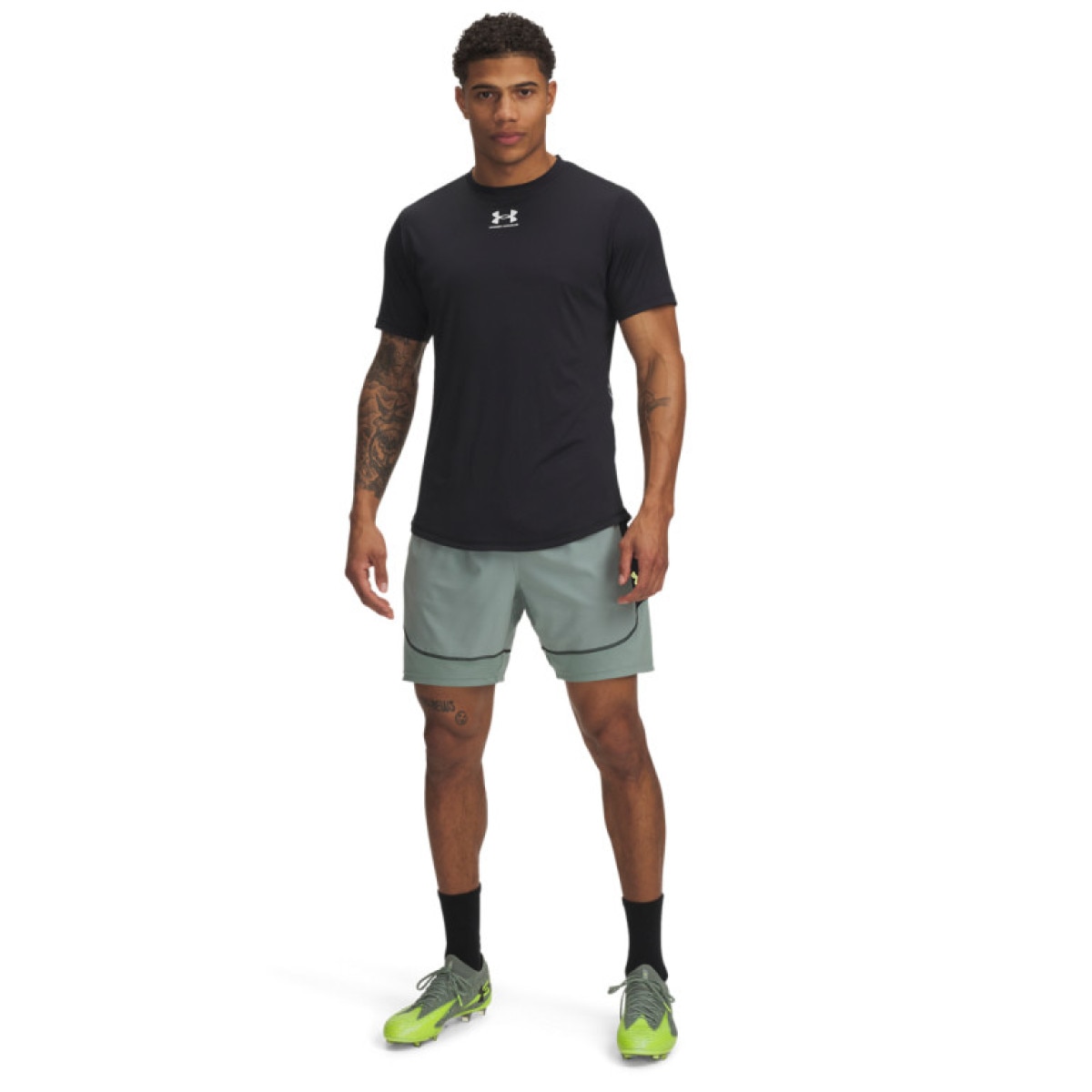 Męskie spodenki treningowe Under Armour UA M\'s Challenger Pro Train Short - zielone
