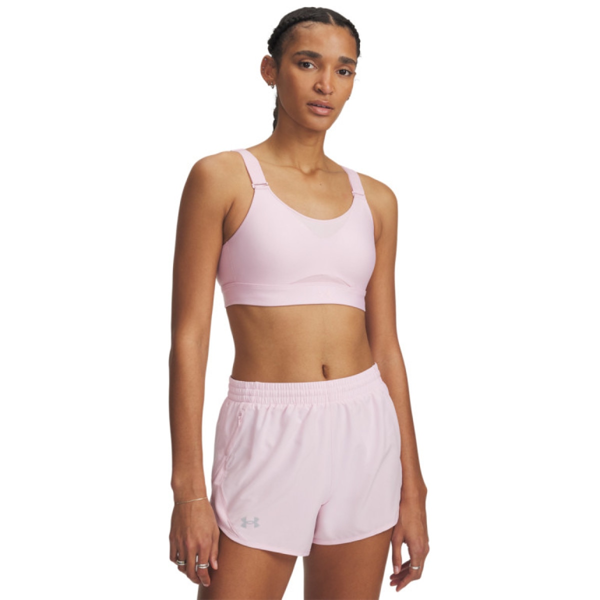 Biustonosz treningowy Under Armour UA Infinity High 2.0 Bra - różowy